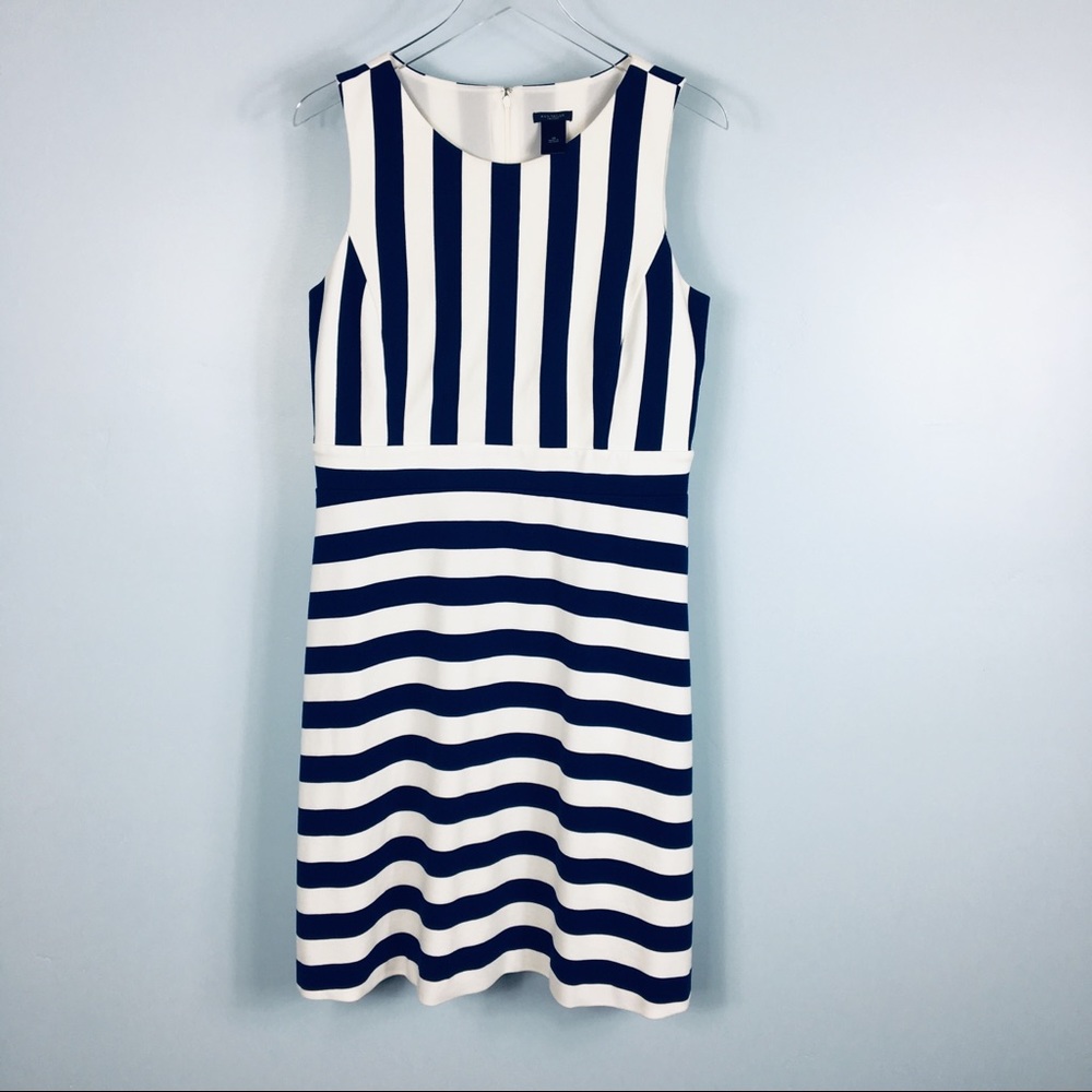 Ann Taylor Striped Dress size 12